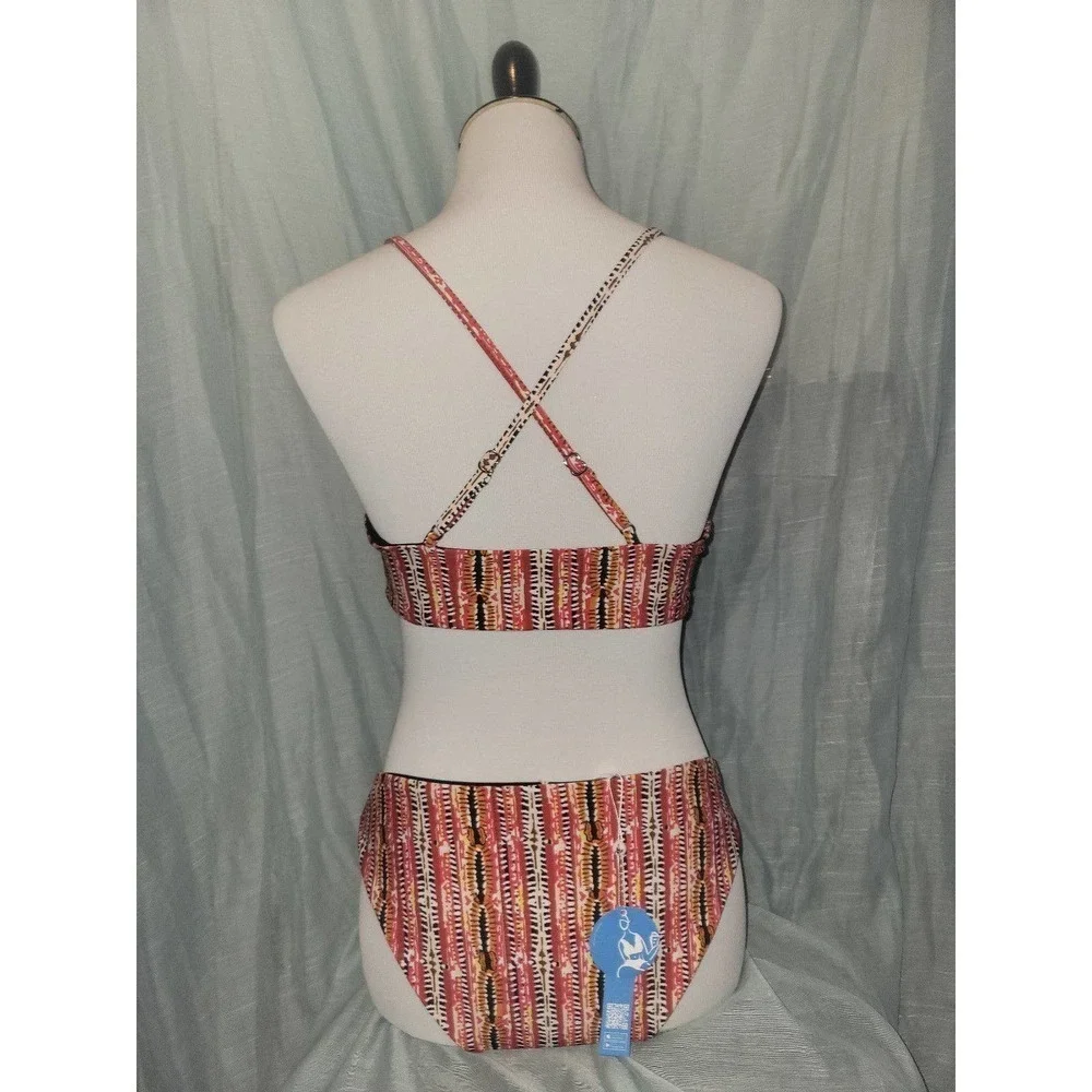 NWT Boho Aztec style bikini large